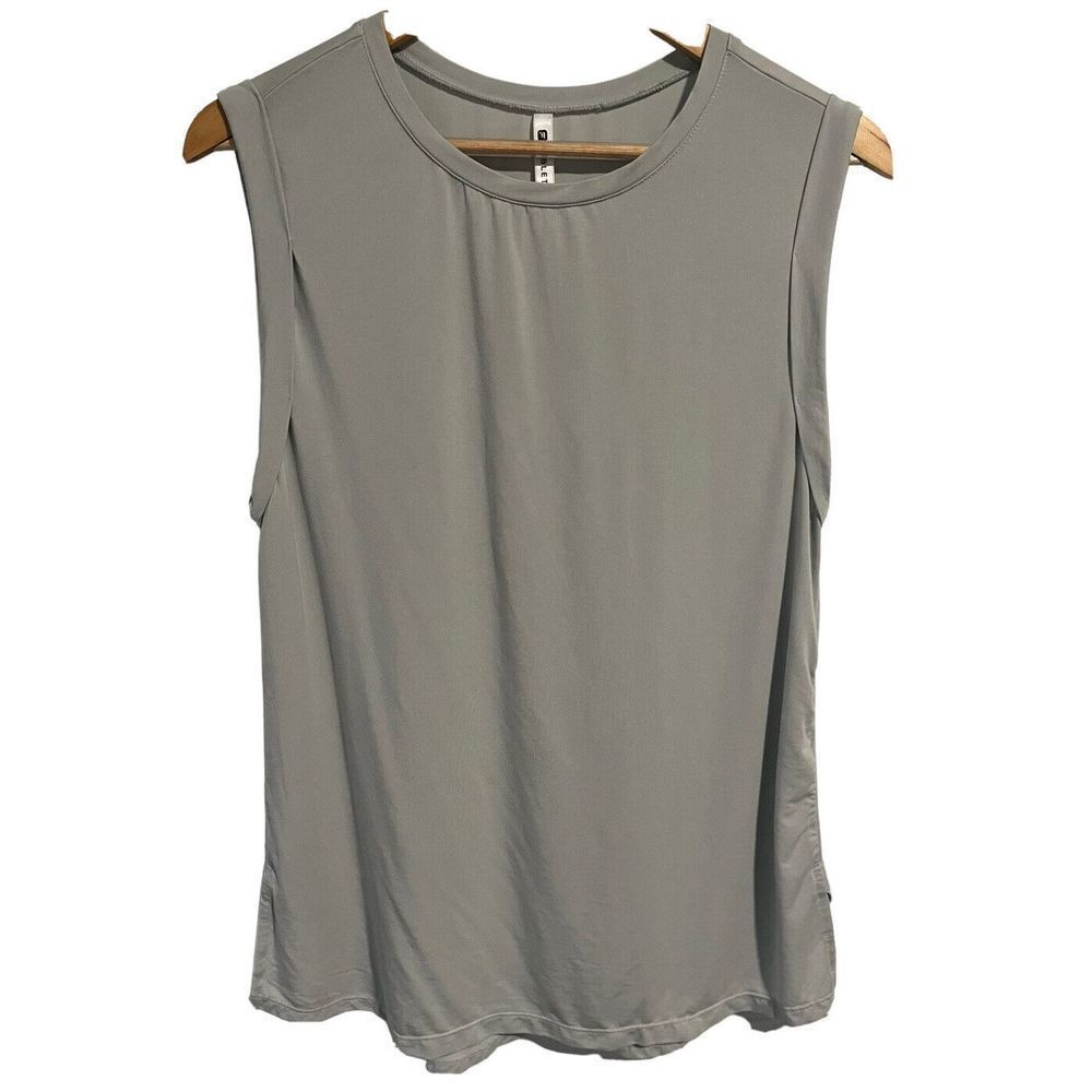 Fabletics Mens Gray Sleeveless Athletic Shirt Small